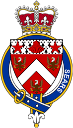 Families of Britain Coat of Arms Badge for: Sears (England)