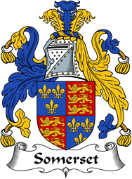 English Coat of Arms for the family Somerset