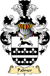 English Coat of Arms (v.23) for the family Palmer