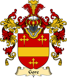Irish Family Coat of Arms (v.25a) Gore
