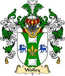 English Family Coat of Arms (v.25) Wolley