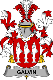 Irish Coat of Arms for Galvin or O