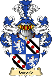 Welsh Family Coat of Arms (v.23) for Gerard (of Cheshire, Daughter m. Wynn of Gwydir)