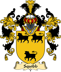 English Family Coat of Arms (v.25) Squibb