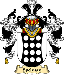 English Family Coat of Arms (v.25) Spelman or Spilman
