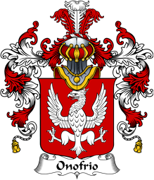 Italian Family Coat of Arms (v.25b) Onofrio