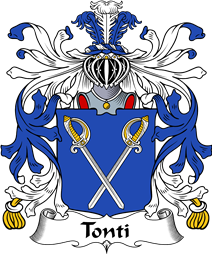 Italian Coat of Arms for Tonti