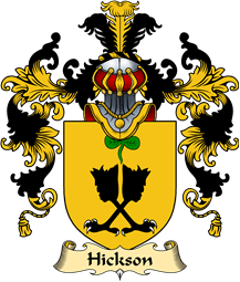 Irish Family Coat of Arms (v.25a) Hickson