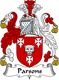 English Coat of Arms for the family Parsons