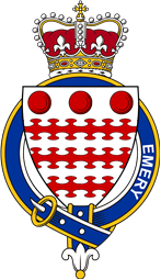 Families of Britain Coat of Arms Badge for: Emery (England)