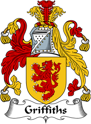 English Coat of Arms for the family Griffiths