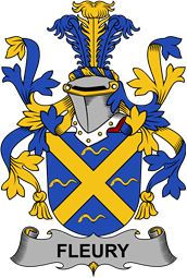 Irish Coat of Arms for Fleury