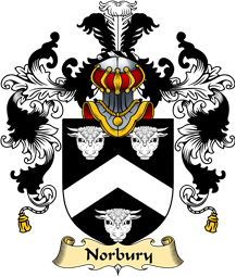 English Family Coat of Arms (v.25) Norbury or Norbery
