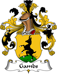 German Wappen Coat of Arms for Gambs