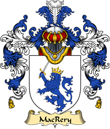 Irish Family Coat of Arms (v.25a) MacRery or MacCrery
