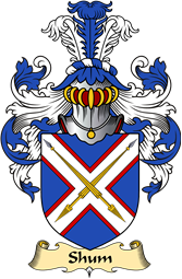 English Coat of Arms (v.23) for the family Shum