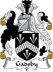 English Coat of Arms for the family Gadsby