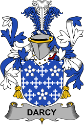 Irish Coat of Arms for Darcy or Dorsey