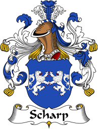 German Wappen Coat of Arms for Scharp