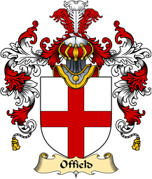 English Family Coat of Arms (v.25) Offield or Ofield