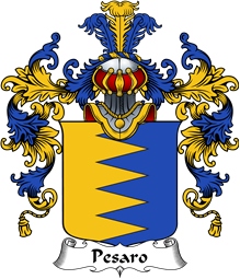 Italian Family Coat of Arms (v.25b) Pesaro