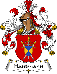 German Wappen Coat of Arms for Hautmann