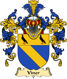 English Family Coat of Arms (v.25) Viner or Vyner