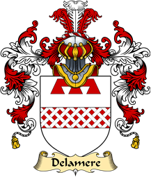 Irish Family Coat of Arms (v.25a) Delamere