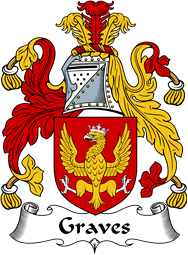 English Coat of Arms for the family Grave (s)