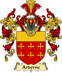 English Family Coat of Arms (v.25) Arderne