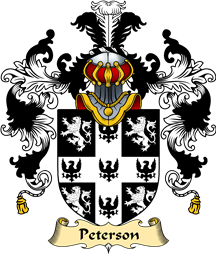 English Family Coat of Arms (v.25) Peterson