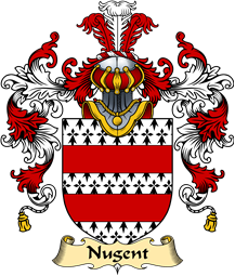 Irish Family Coat of Arms (v.25a) Nugent