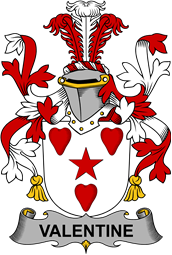 Irish Coat of Arms for Valentine