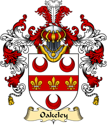 English Family Coat of Arms (v.25) Oakeley