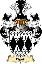 English Coat of Arms (v.23) for the family Pigott