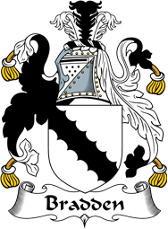 English Coat of Arms for the family Bradden