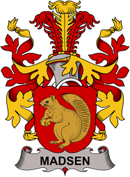 Coat of arms used by the Danish family Madsen