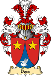 v.23 Coat of Family Arms from Germany for Doss