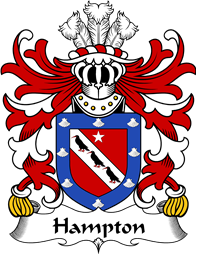 Welsh Coat of Arms for Hampton (mayor of Beaumaris, Anglesey)