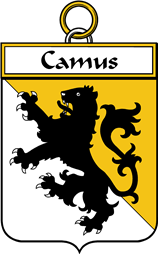 French Coat of Arms Badge for Camus