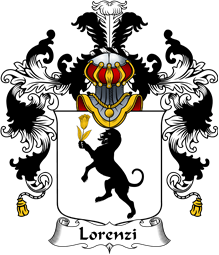 Italian Family Coat of Arms (v.25b) Lorenzi