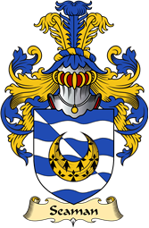 English Coat of Arms (v.23) for the family Seaman