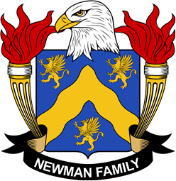 Coat of arms used by the Newman family in the United States of America