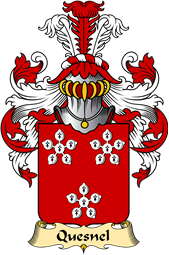 French Family Coat of Arms (v.23) for Quesnel