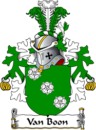 Dutch Coat of Arms for Van Boon