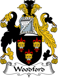 English Coat of Arms for the family Woodford