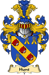 Irish Family Coat of Arms (v.23) for Hunt