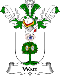 Coat of Arms from Scotland for Watt or Wate