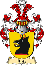 v.23 Coat of Family Arms from Germany for Rutz