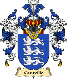 Welsh Family Coat of Arms (v.25) Camville (Lords of Llansteffan)